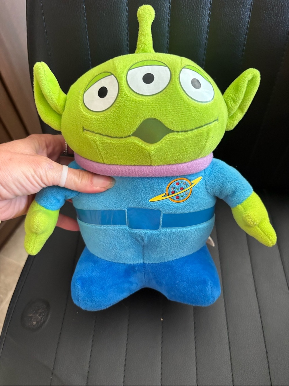 Disney toy story Green Three-Eyed Alien Plush with Blue Outfit